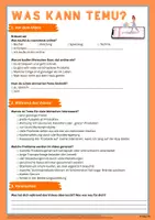 Vorschau - Arbeitsblätter - Was kann Temu - Deckblatt