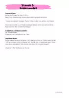 Vorschau - Arbeitsblätter - Feldermodell (Satzglied, Satzglieder) - Klasse 7 - Seite 1