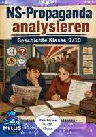 Vorschau - Arbeitsblätter - NS Propaganda analysieren Klasse 9-10 - Deckblatt