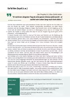 Vorschau - Arbeitsblätter - irubildung_Aschara Mubaschschara - Sa'id ibn Zayd - Seite 1