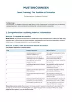 Vorschau - Arbeitsblätter - Exam Training - Fictional Text (Hanif Kureishi: The Buddha of Suburbia) Englisch Oberstufe - Seite 1