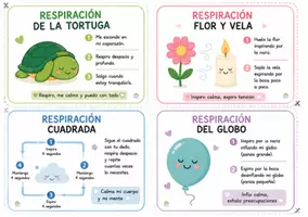 Vista previa - Juegos / Gamificación - Tarjetas para técnicas de respiración - Portada