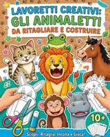 anteprima - Materiale interattivo - Animali da ritagliare- lavoretti creativi - Pagina di copertina