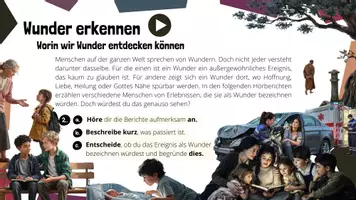 Vorschau - Unterrichtsreihen - 4. Wunder begegnen uns überall - Was die Wundertaten Jesu über Gott und die Menschen verraten - Seite 3