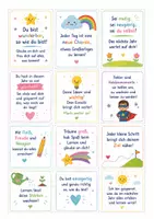 Vorschau - Bildkarten - Du schaffst das! – Motivationskärtchen zum Schuljahresende - Seite 1