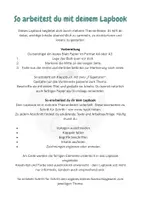 Vorschau - Arbeitsblätter - Lapbook Ökologie Nadelbäume vs. Laubbäme - Seite 1