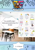 Vorschau - Bildkarten - Du schaffst das! – Motivationskärtchen zum Schuljahresende - Deckblatt