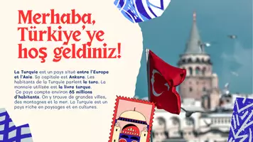 Aperçu - Préparation de séance / Séance complète - Diaporama de présentation de la Turquie, Asie/Europe - Page 1