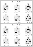 Vorschau - Arbeitsblätter - Verdoppeln und Halbieren bis 20 - Miniheft Klasse 1 - Seite 3