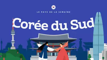 Aperçu - Préparation de séance / Séance complète - Diaporama de présentation de la Corée du Sud, Asie - Page de couverture