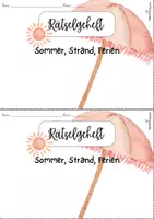 Vorschau - Arbeitsblätter - 10 Rätsel & Logicals | Rätselgeheft | Sommer-Edition | Sommerferien | Klasse 5 und 6 | Heftchen - Seite 1