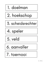 Voorbeeld - Voetbaldictee, lees, onthoud en schrijf! | WK-dictee - Voorblad