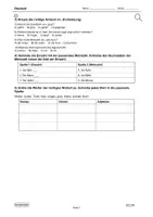 Vorschau - Arbeitsblätter - Einzahl Mehrzahl Deutsch Klasse 4 - Seite 2