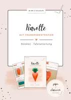 Vorschau - Arbeitsblätter - Karotte mit Transparentpapier Kunstprojekt - Booklet & Tafelmaterial - Deckblatt