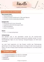 Vorschau - Arbeitsblätter - Karotte mit Transparentpapier Kunstprojekt - Booklet & Tafelmaterial - Seite 1