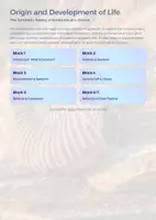 Vorschau - Unterrichtsreihen - Evolution and the Origin of Life | Synthetic Theory of Evolution, Mutation & Natural Selection - Seite 1