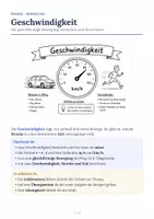 Vorschau - Arbeitsblätter - Geschwindigkeit - Physik Arbeitsheft - Seite 1