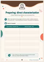 Vorschau - Arbeitsblätter - Writing a Characterization (Method Sheet with Language Support / EF - Q1 - Q2) - Seite 3