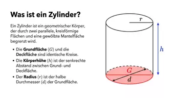 Vorschau - Arbeitsblätter - Zylinder Oberfläche und Volumen Arbeitsheft PLUS Lernposter - Seite 2