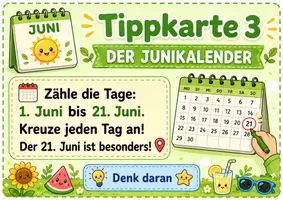 Vorschau - Arbeitsblätter - Escape-Room-Spiel Sommeranfang – Lernrätsel für Klasse 2 und Klasse 3 - 5 Rätsel + Lösungswort (inkl. Handreichung, Tippkarten und Lösungen) - Seite 3