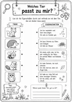 Vorschau - Stundenentwürfe - Tiere entdecken- Kostenlose Unterrichtsprobe für den Sachunterricht (Klasse 1-4) - Seite 3
