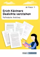 Vorschau - Text - Erich Kästners Gedichte verstehen – Methodische Anleitung zur Gedichtanalyse - Deckblatt