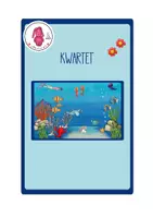Voorbeeld - Onderwaterwereld Kwartetspel • Zeedieren Woordenschat • Taalontwikkeling • Kleuters & Basisonderwijs - Pagina 1