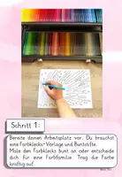 Vorschau - Mal- und Bastelvorlagen - Fußball Kunstprojekt mit Farbklecks – Malen & Collage (Kunst Klasse 1, 2, 3, 4, 5, 6 mit Anleitung & Vorlagen) - Seite 3