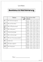 Vorschau - Arbeitsblätter - Rassismus & Diskriminierung Lerntheke - Seite 2