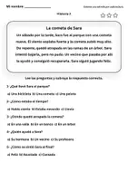 Vista previa - Fichas informativas / Documentos de lectura - comprension lectora - página 2
