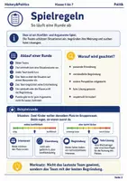 Vorschau - Spiele - Konfliktbarometer Unterrichtsspiel Klasse 5 bis 7 Fair streiten und entscheiden - Seite 1