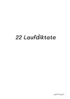 Vorschau - Arbeitsblätter - 22 Laufdiktate - Deutsch/ LRS - Klasse 5/6 - Seite 1