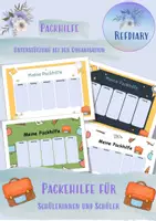 Vorschau - Merkblätter - Packhilfe für die Organisation für die SchülerInnen - Deckblatt