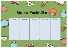 Vorschau - Merkblätter - Packhilfe für die Organisation für die SchülerInnen - Seite 3