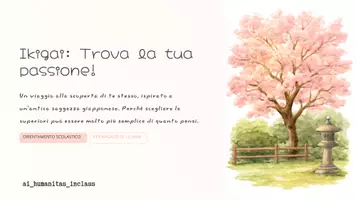 anteprima - Presentazioni / Lavagne - Ikigai:Trova la tua passione! - Pagina 1
