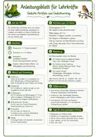 Vorschau - Arbeitsblätter - Gedicht-Portfolio | Gedichtvortrag | Lyrik | Kreative Portfolioarbeit | Deutsch - Seite 1