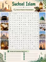 Vorschau - Arbeitsblätter - Der Islam – Materialien (Steckbrief, Arbeitsblätter, Suchsel, etc.) - Seite 2