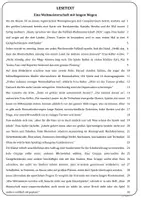 Vorschau - Arbeitsblätter - Jahrgangsstufentest bayern Gymnasium Lesetext, Grammatik, Rechtschreibung Sachtext, Wortarten, Satzglieder, Zeichensetzung mit Lösungen Klasse 5 & Klasse 6 - Seite 1