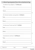 Vorschau - Klassenarbeiten - Lernzielkontrolle Grammatik - Zeiten, Satzglieder - Seite 3