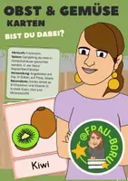 Vorschau - Arbeitsblätter - Obst und Gemüse Karten - Deckblatt