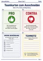 Vorschau - Spiele - Demokratie im Alltag Unterrichtsspiel Klasse 5 bis 7 Pro Contra Spiel - Seite 2