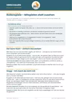 Vorschau - Stundenentwürfe - Mobbing verstehen – Stuhlkreis-Kurs Kl. 3/4 - Deckblatt