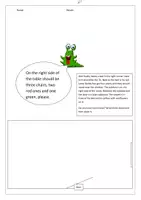 Vorschau - Arbeitsblätter - Englisch Präpositionen, Farben und Möbel - Seite 2
