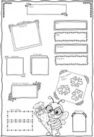 Vorschau - Arbeitsblätter - Steckbriefe Bienenklasse 🐝 – Kennenlernmaterial Grundschule mit dem Klassentier Biene - Seite 1