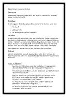 Vorschau - Stundenentwürfe - spannende Geschichten selbst verfassen - Seite 1