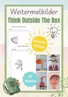 Vorschau - Arbeitsblätter - Think Outside The Box - Sommeredition - Weitermalbilder - Das ist kein - Deckblatt