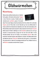 Vorschau - Unterrichtsreihen - Glühwürmchen Lückentext mit Wortspeicher Hörverstehen und Suchsel - Seite 2