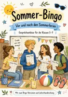 Vorschau - Stundenentwürfe - Sommer-Bingo vor und nach den Sommerferien - Deckblatt