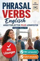 Vorschau - Arbeitsblätter - Phrasal Verbs Englisch Arbeitsblätter PLUS Lernposter - Deckblatt