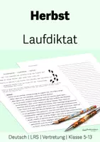 Vorschau - Spiele - Materialpaket "Herbst" - Freiarbeit, Vertretungsstunden, kreatives Schreiben, DaZ - Klasse 2-9 - Seite 1